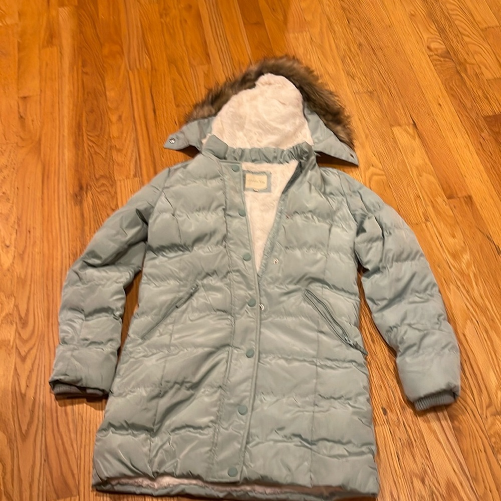 Copper Key girl  size 14/16 long puffer jacket